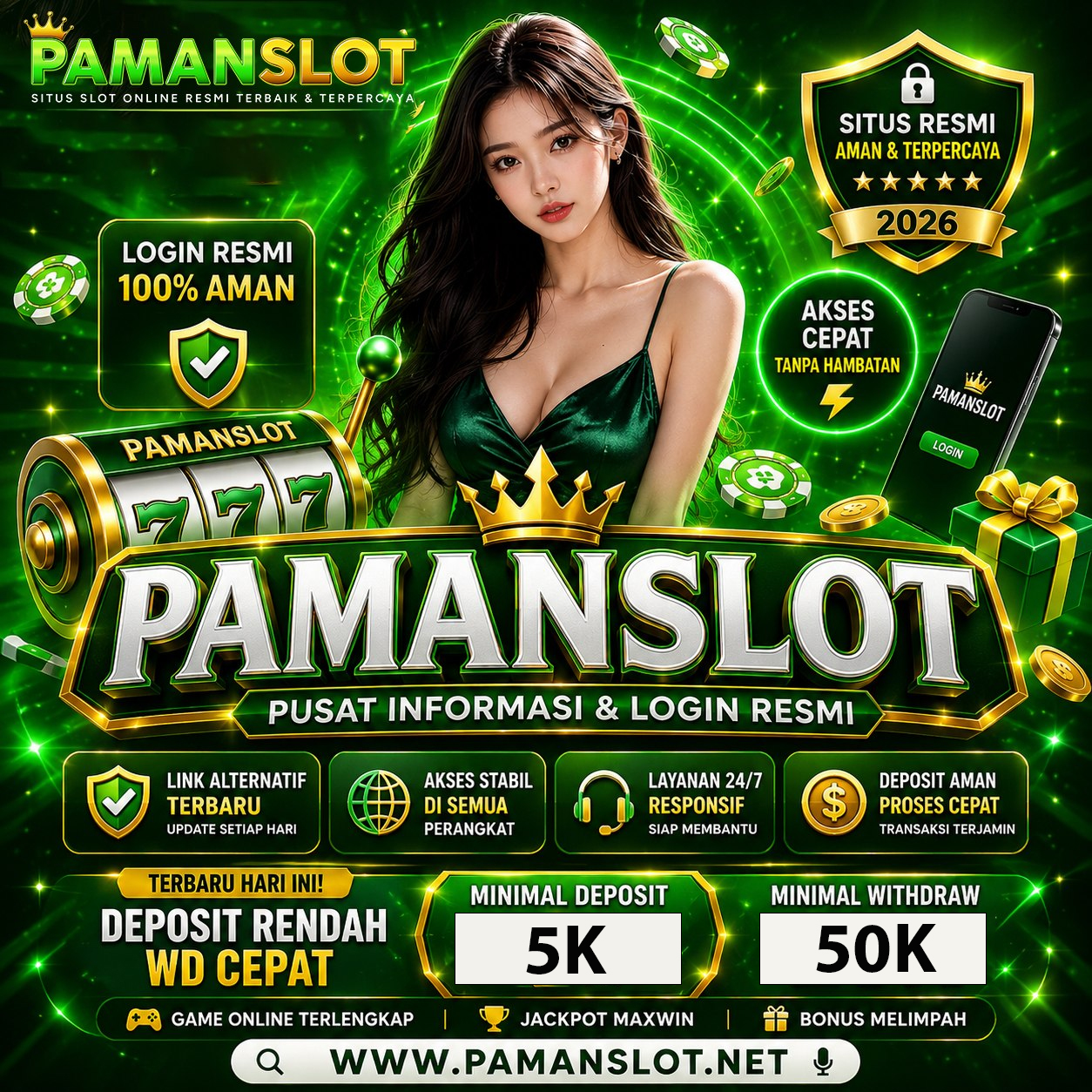 PAMANSLOT: Pusat Login Resmi Situs Terpercaya 2026