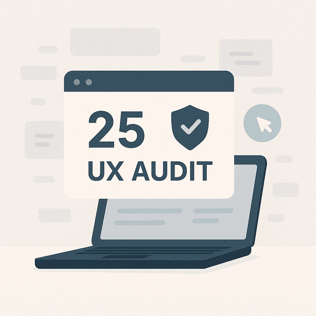 UX audit 2025